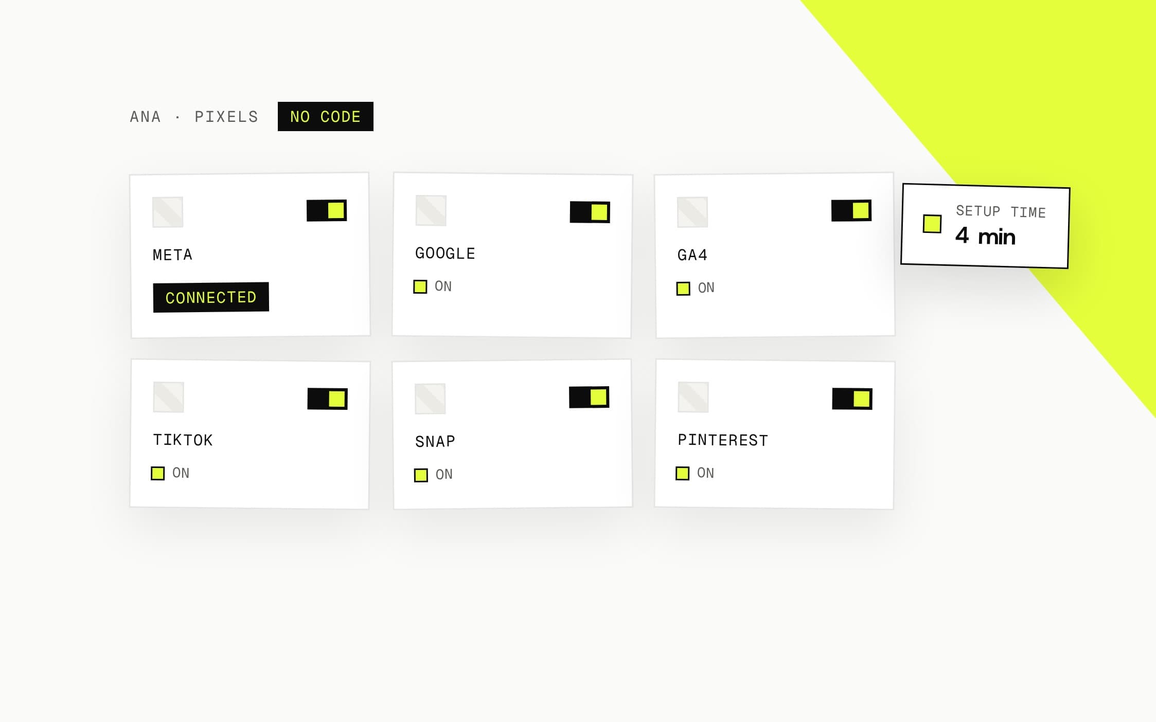 Pixels & Tracking — One-Click Pixel Setup